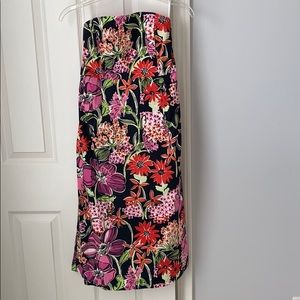 Lilly Pulitzer strapless midi dress